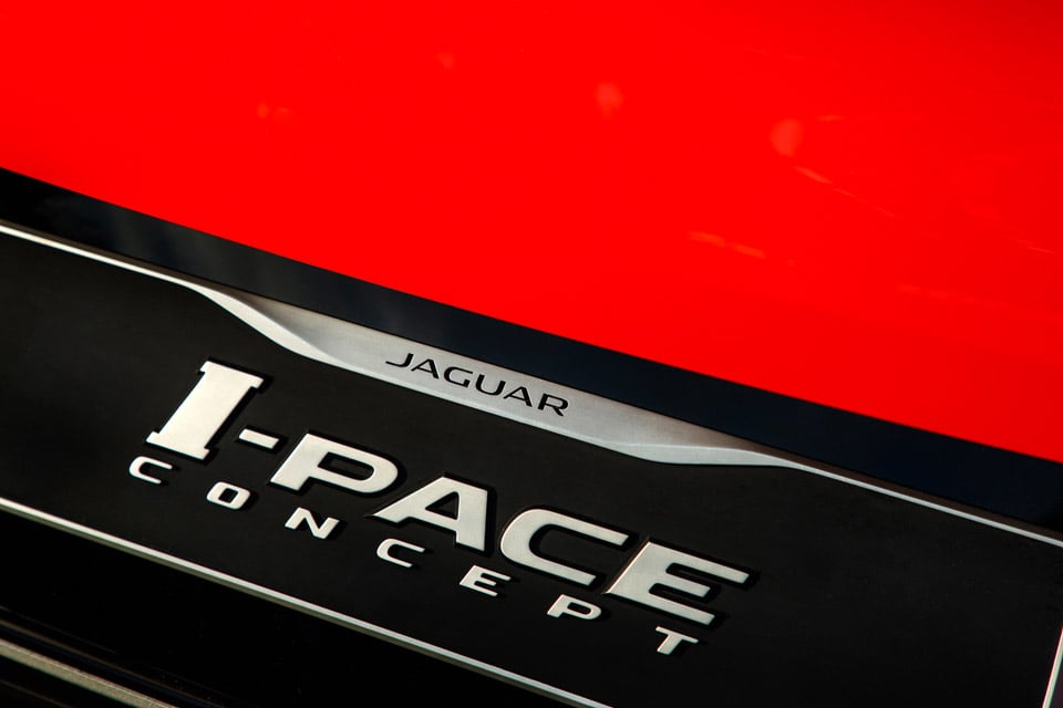 Jaguar I-PACE in Red