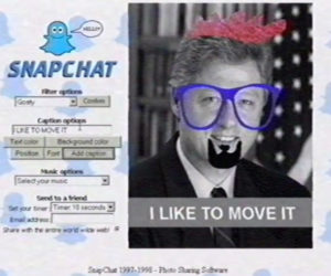 Snapchat in the ’90s