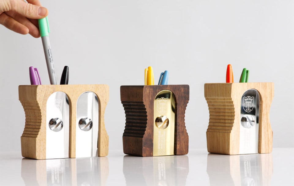 Pencil Sharpener Desk Caddy