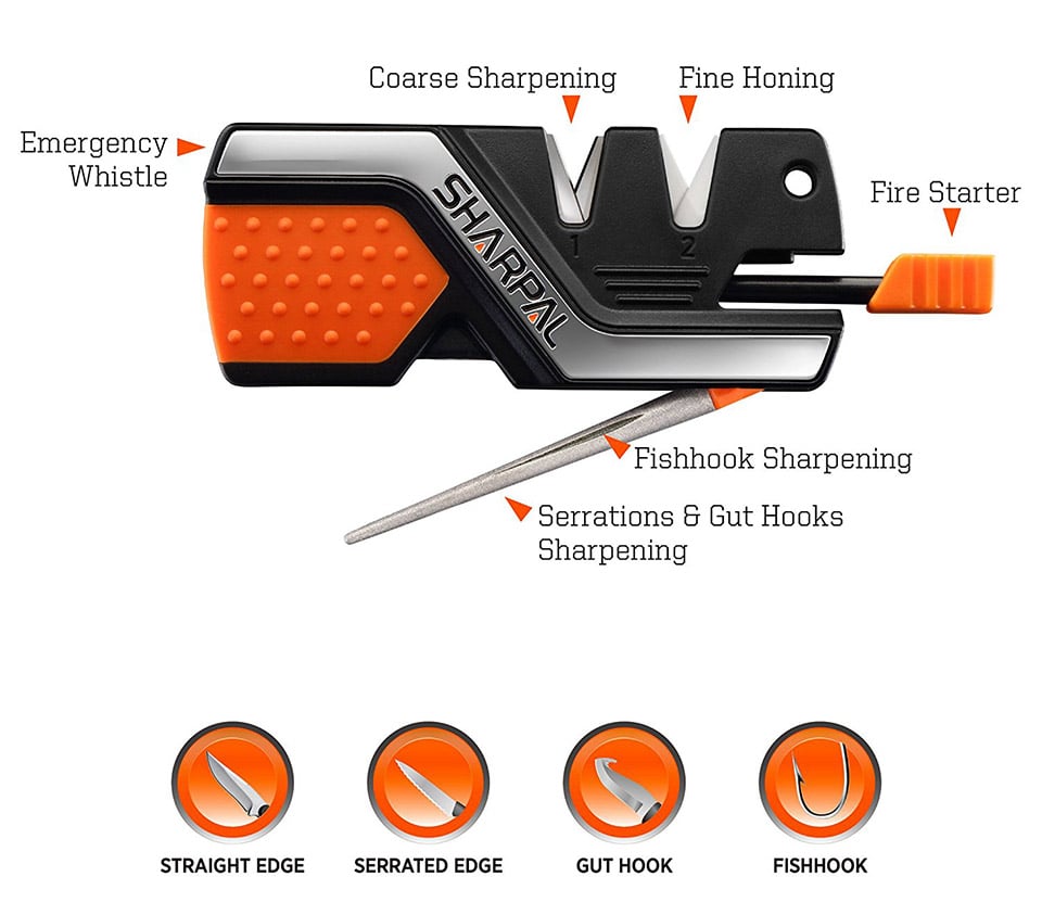 Sharpal 6-in-1 Knife Sharpener