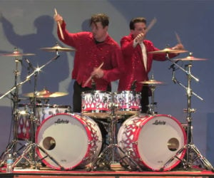 Two Drummers, One Kit
