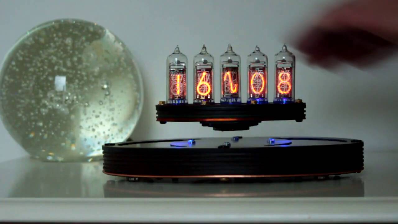 Relay Levitating Nixie Clock