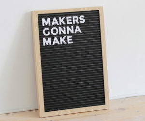 DIY 3D Printed Letter Board