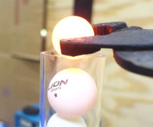 Red Hot Nickel Ball vs. Ping Pong Balls