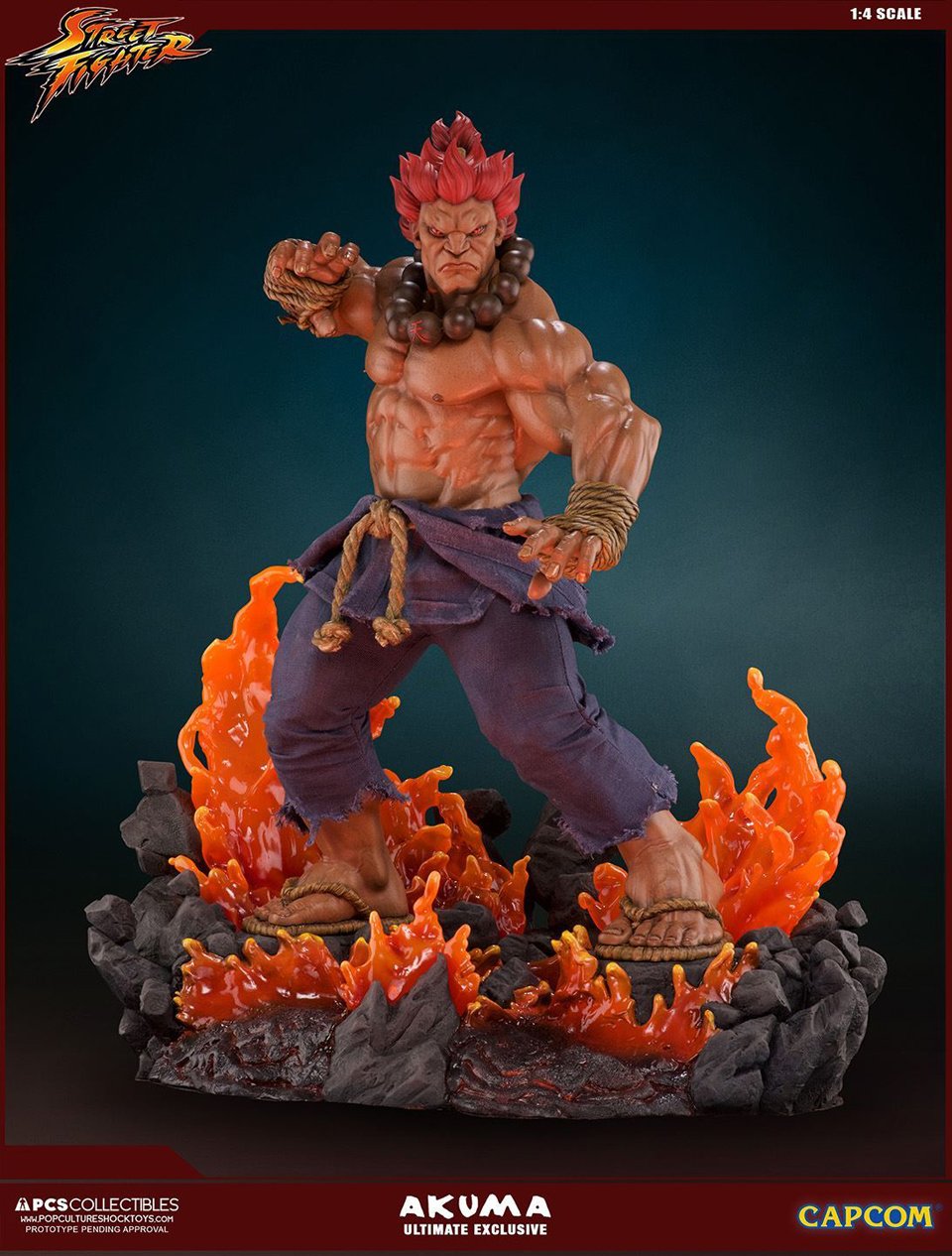 Street Fighter Series 4 Akuma Action Figure - Series 4 Akuma