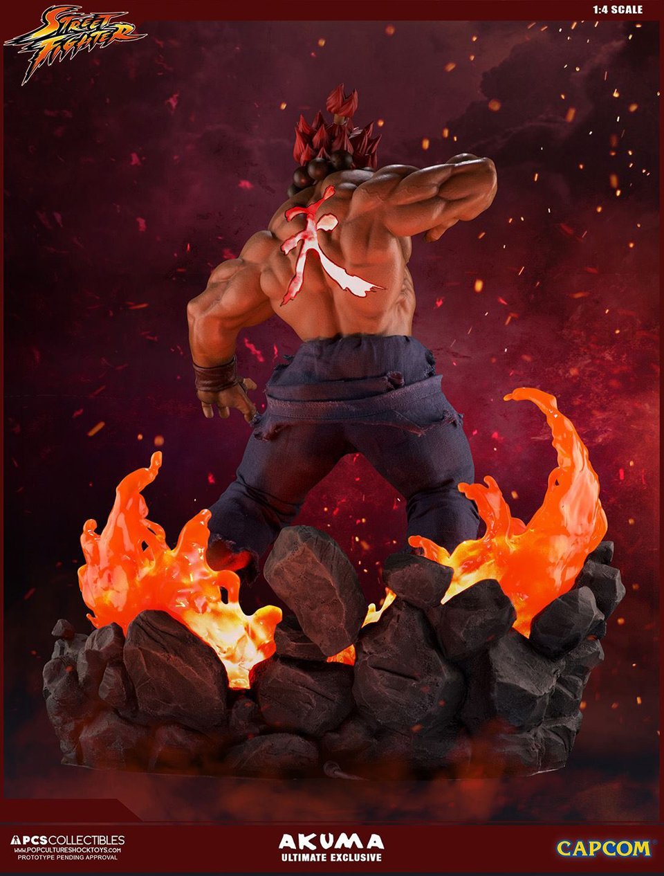 Pop Culture Shock Street Fighter Akuma Ultimate Statue Update