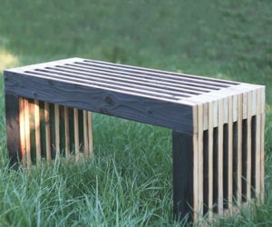 DIY Reclaimed Wood Bench