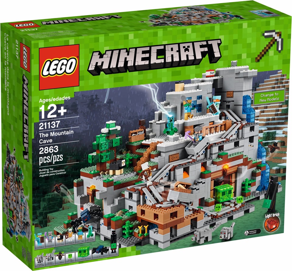 lego minecraft the cave