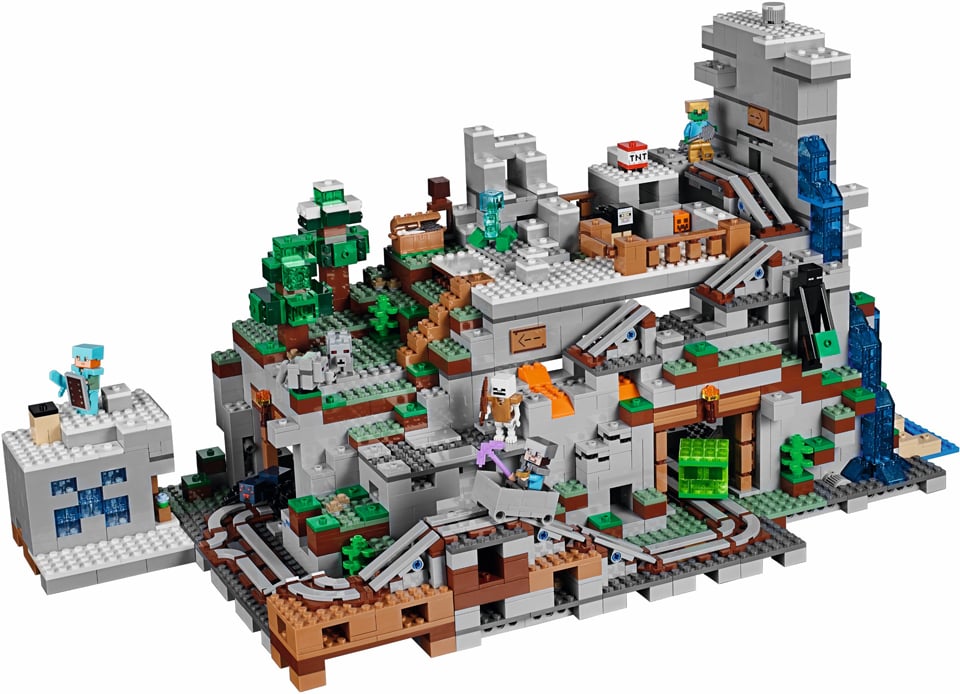 The Mountain Cave Minecraft Lego