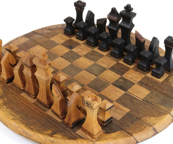 LaserCut Chess Set The Awesomer