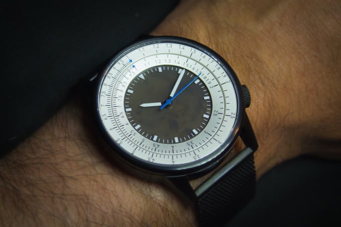 Caliper Slide Rule Wristwatch