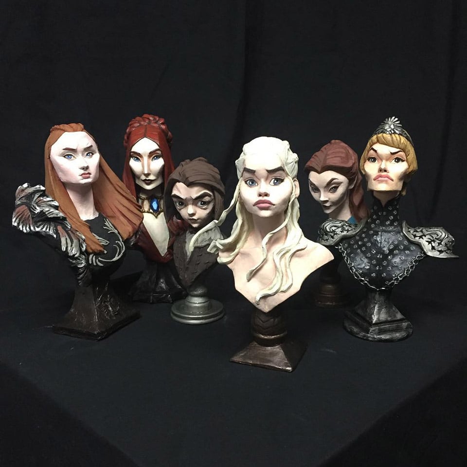 Game of Thrones Character Busts