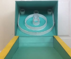 DIY Cardboard Skee-Ball Machine