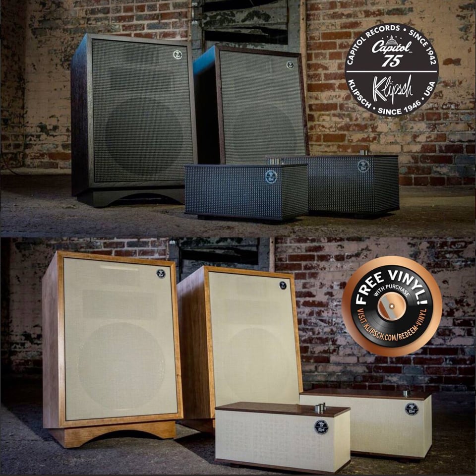 Klipsch x Capitol Records Speakers