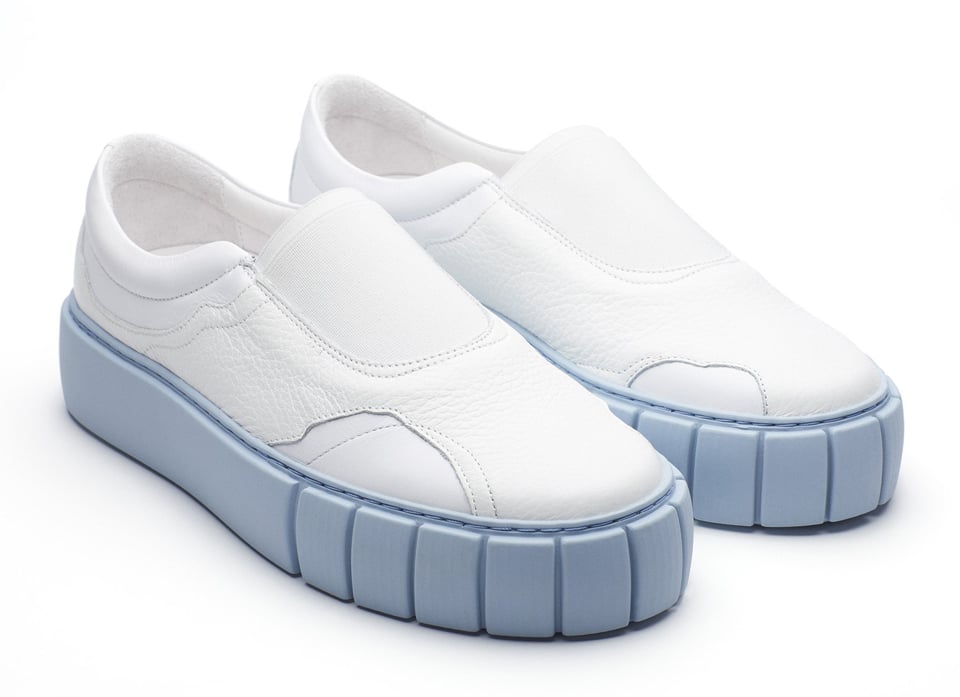 These Chunky Slip On Sneakers Were 