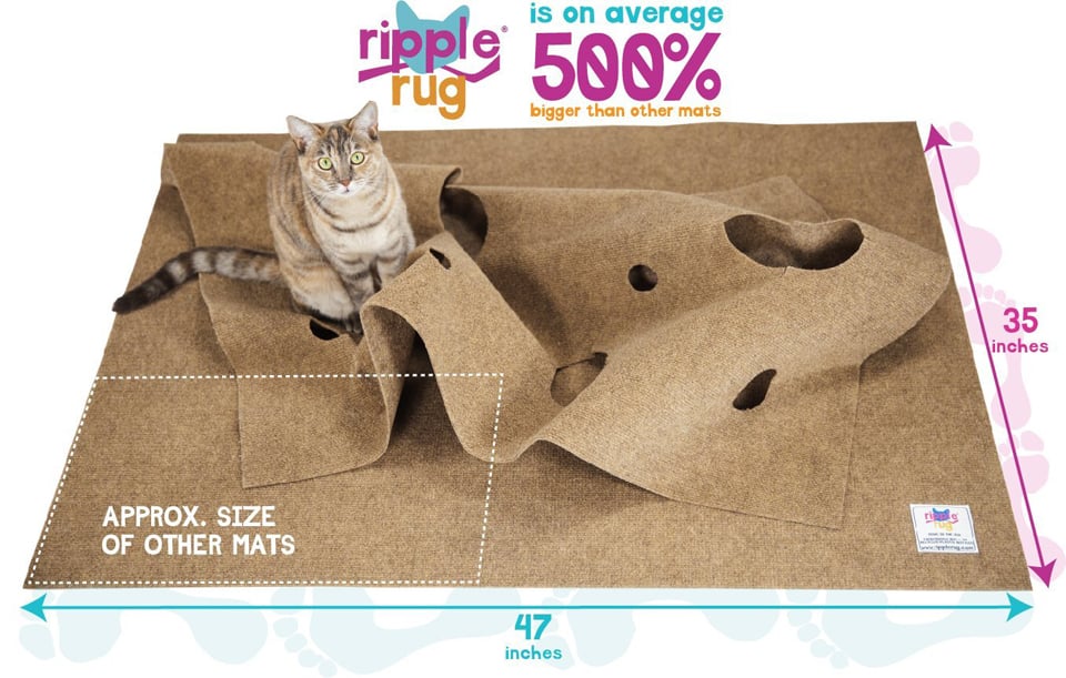 Ripple Rug Cat Playmat