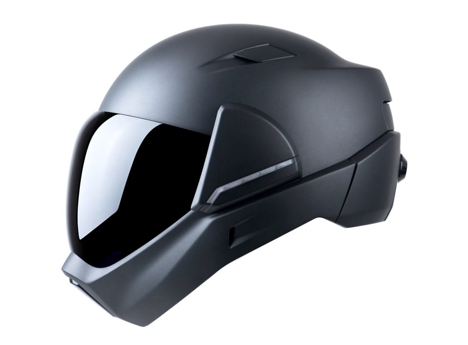 Stupefying smart motorcycle helmet with rear view camera Pics