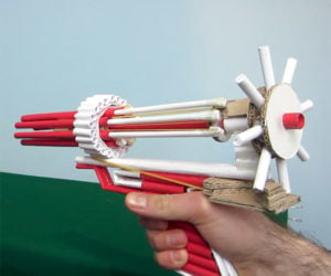 DIY Semi-Automatic Paper Gun