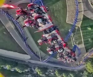 Drone vs Roller Coaster