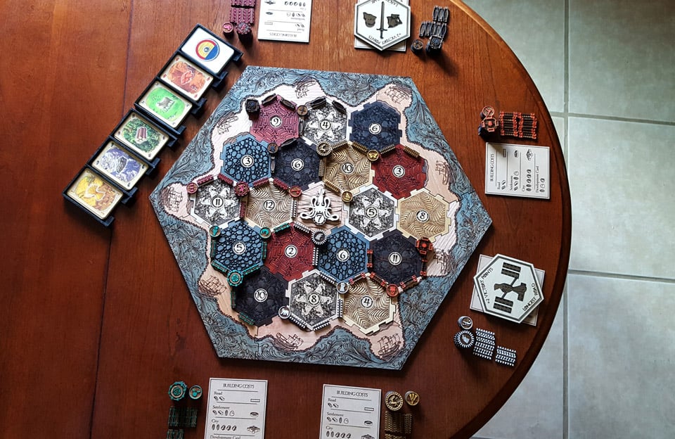 Custom Game of Thrones Catan Board