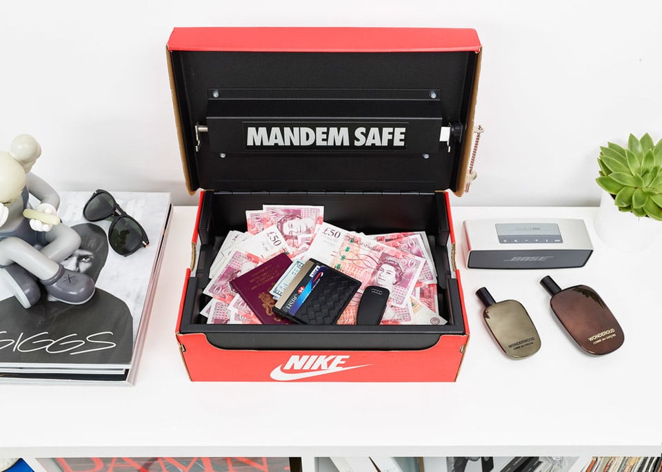 Mandem Safe Shoebox Safe