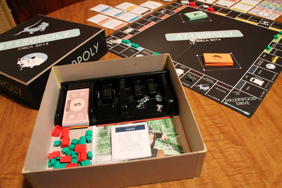 Personalized Monopoly Board Game