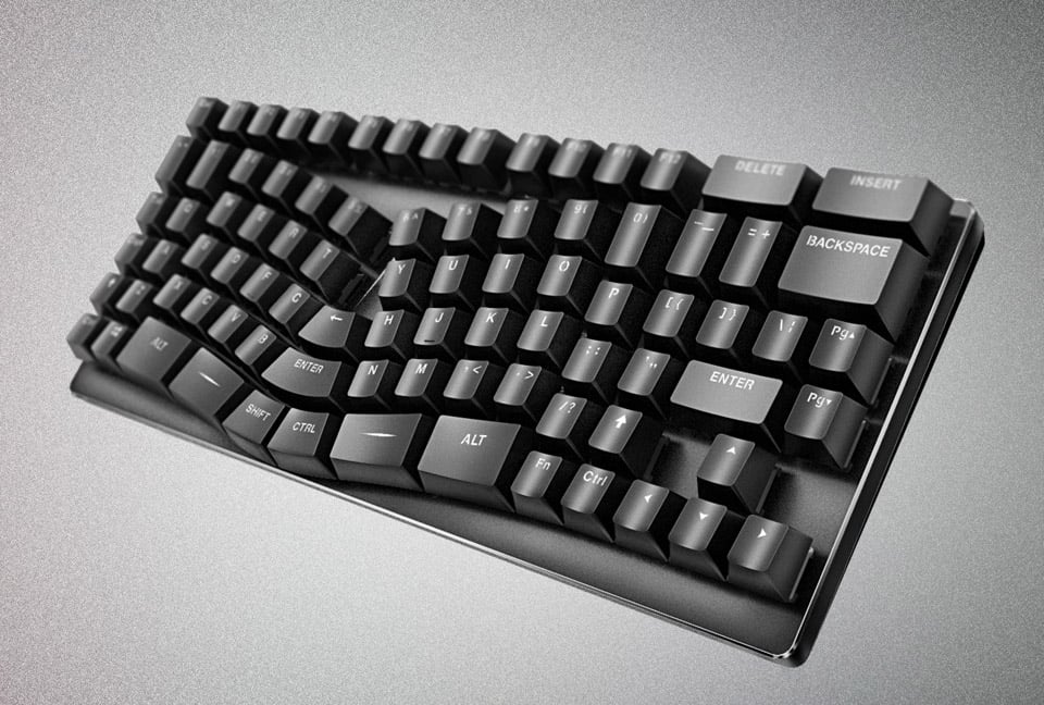 X-Bows Ergonomic Mechanical Keyboard