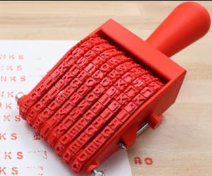 3D Printing a Rotary Stamper