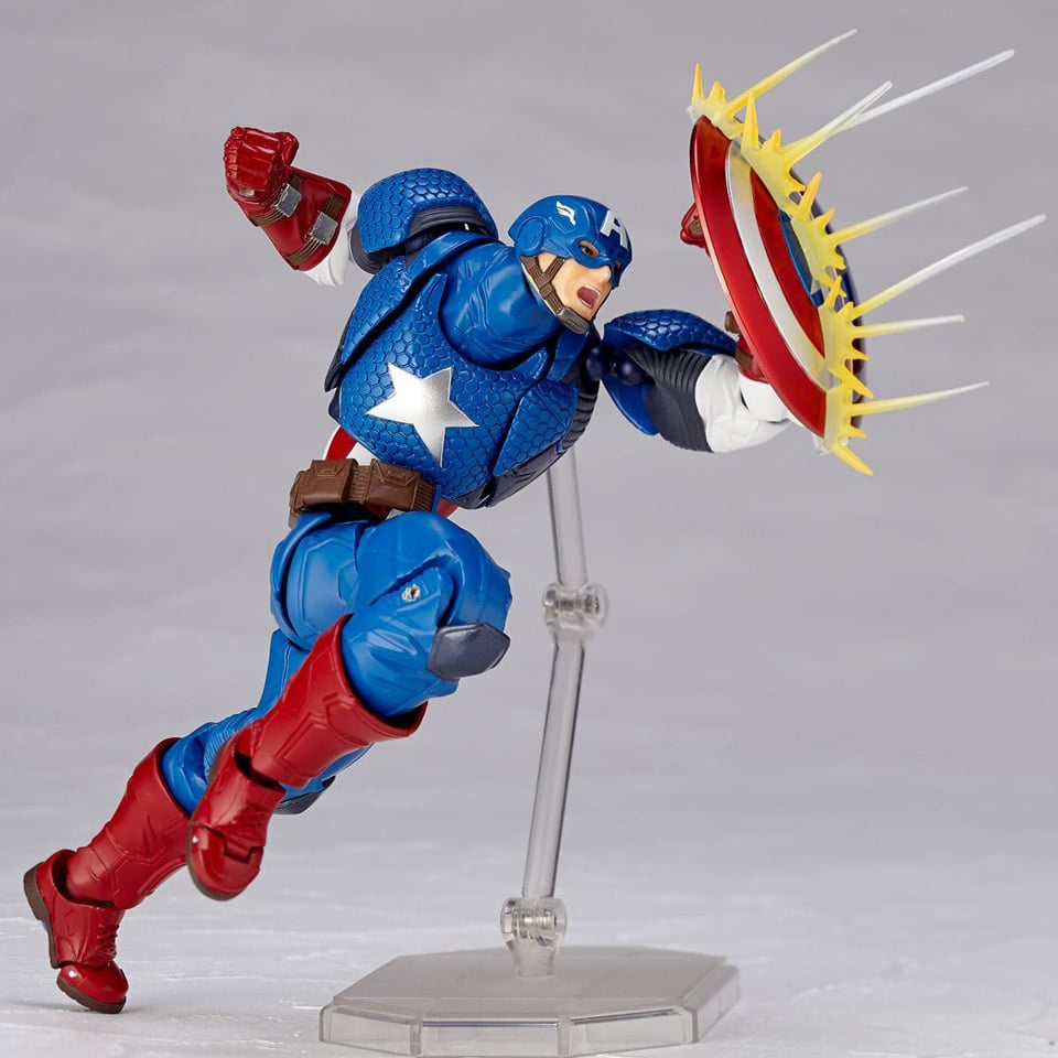 Revoltech Captain America Action Figure