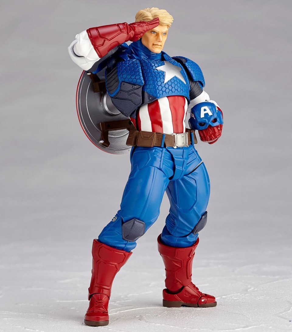 Revoltech Captain America Action Figure