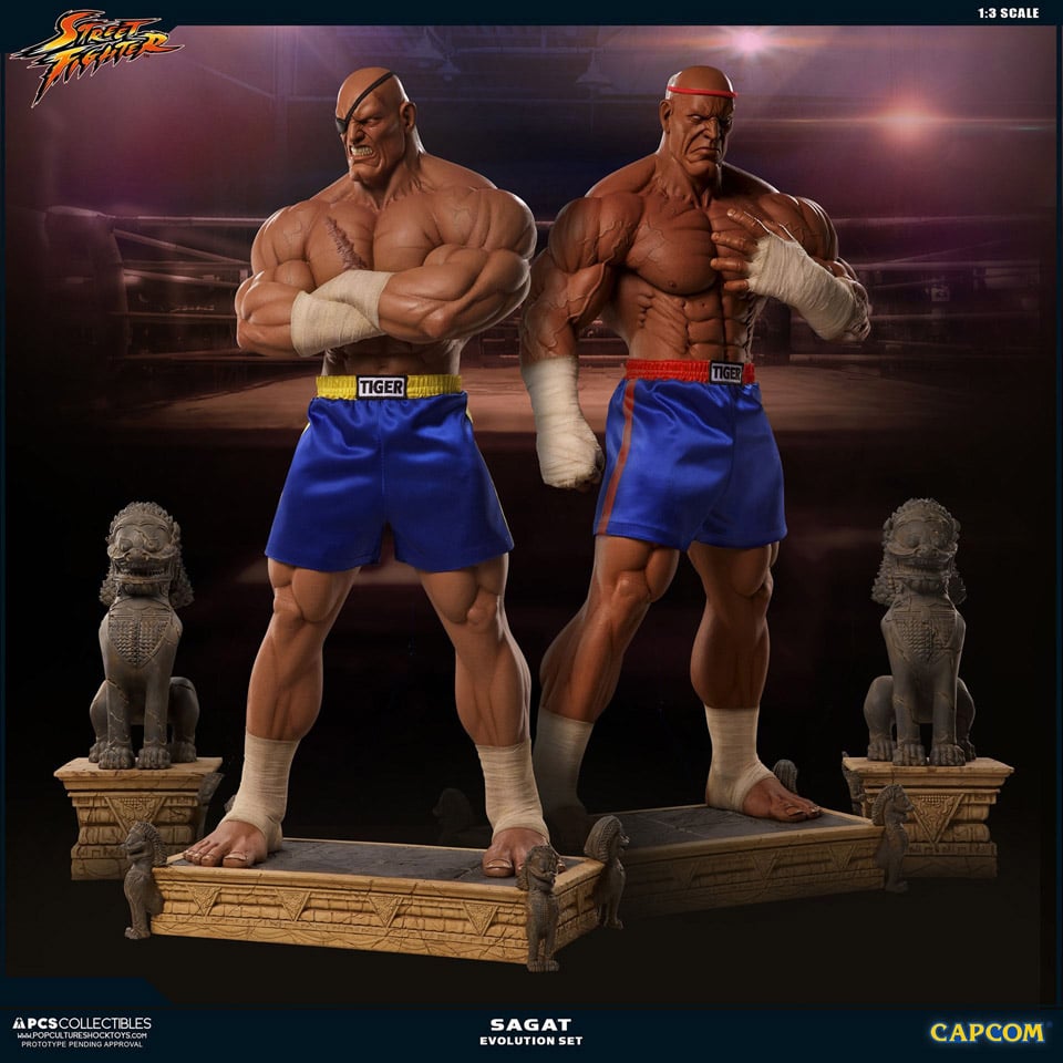 Street Fighter Statues