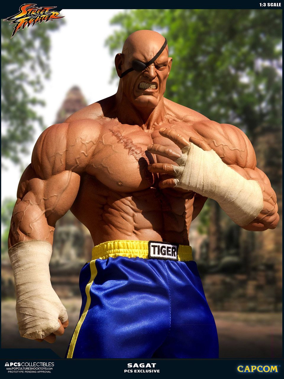 Street Fighter Sagat 1:3 Statue