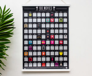 Movies & Albums Scratch-off Posters