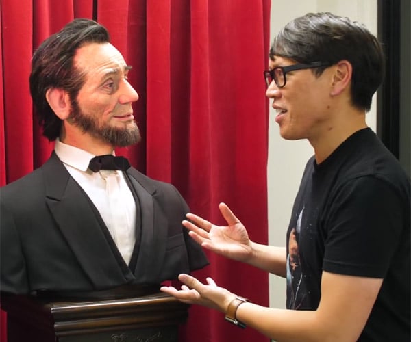 Lifelike Animatronic Abraham Lincoln