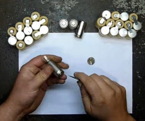 Making a Knife from Batteries