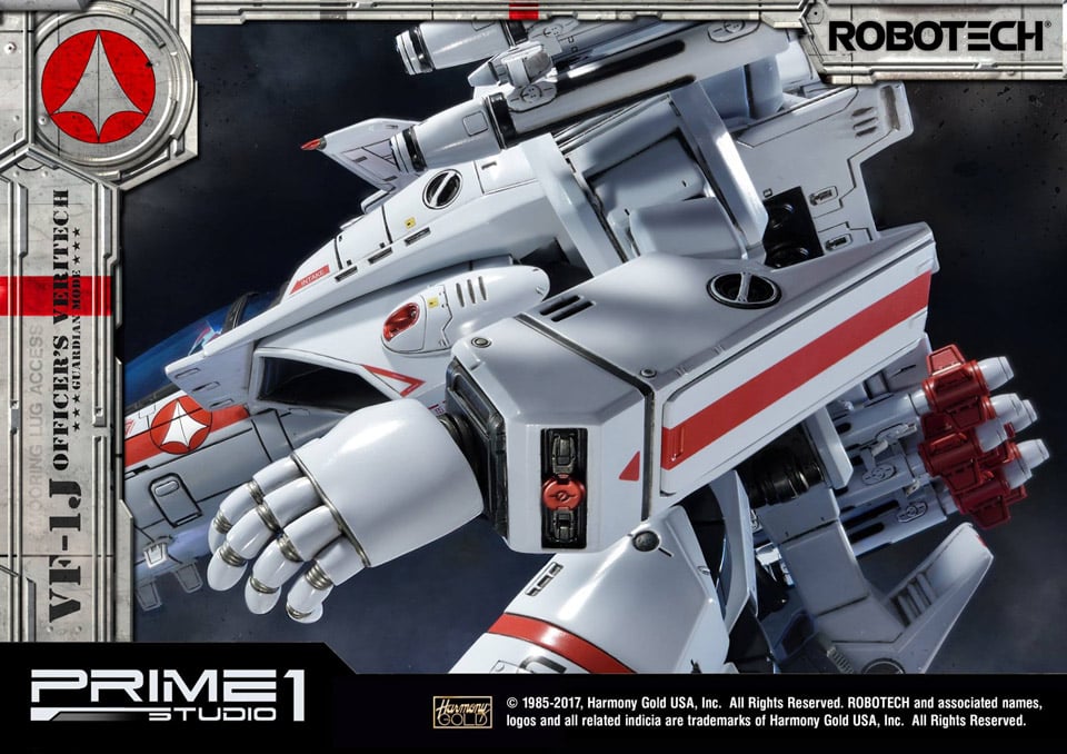 Robotech VF-1J Guardian Mode Statue