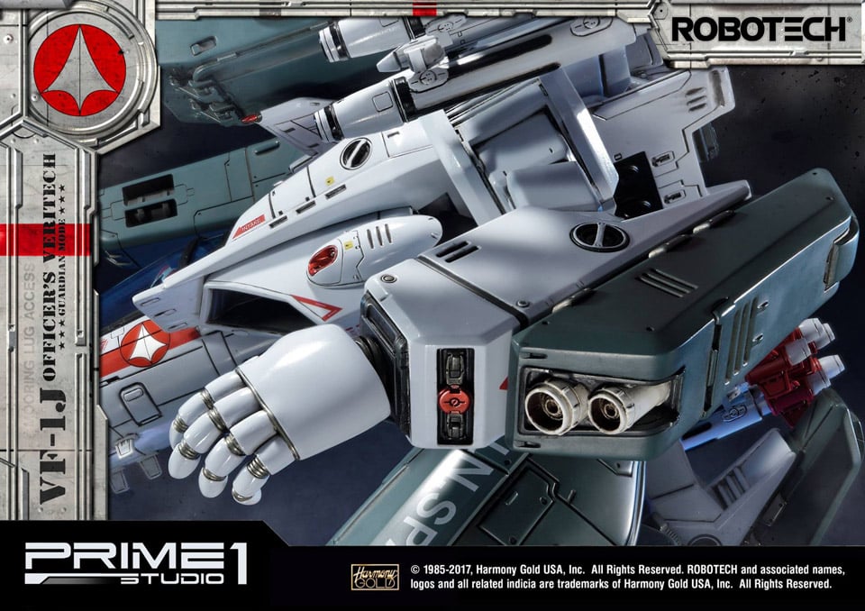 Robotech VF-1J Guardian Mode Statue