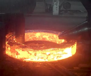Rolling a Steel Ring