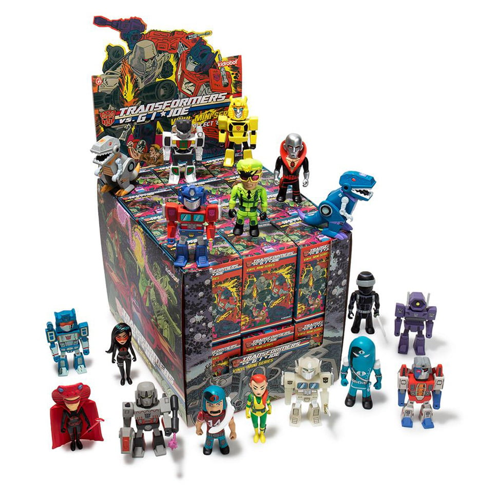 Check Out Kidrobot's Cute and Retro Transformers vs. GI Joe Mini Figures