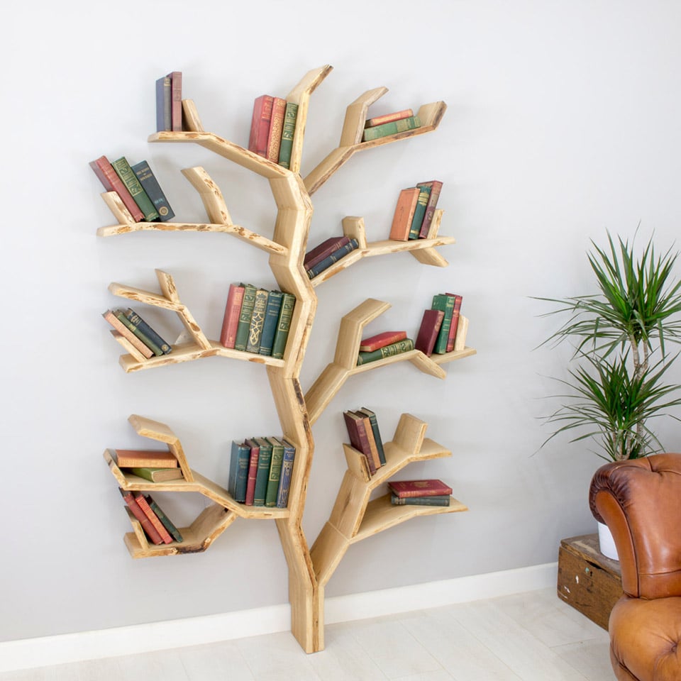 BespOak Tree Bookshelves
