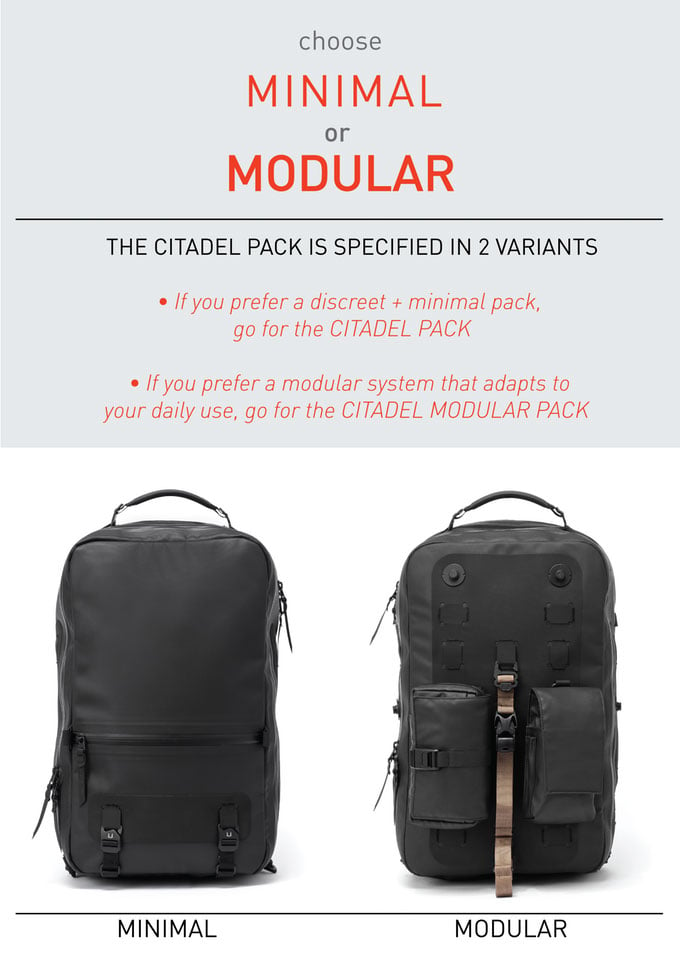 Black Ember Citadel Backpacks