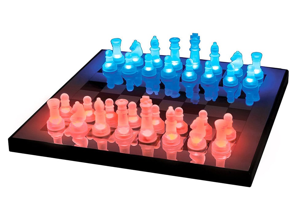 LumiSource LED Chess Set