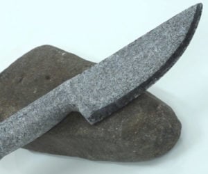 Grinding a Knife from Stone