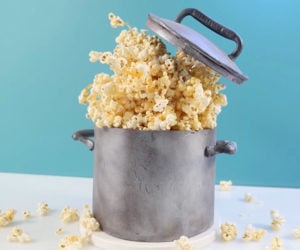 DIY Exploding Popcorn Cake