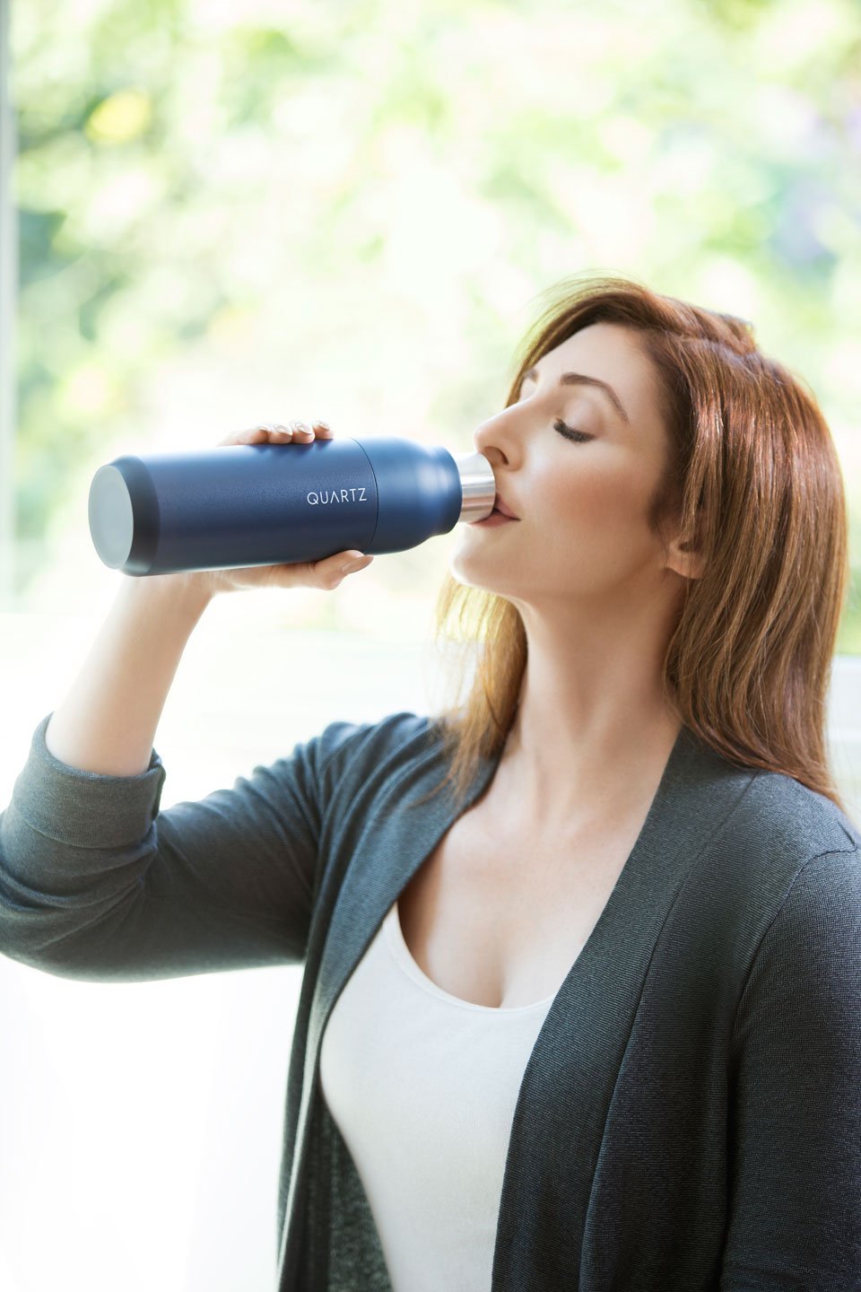 Quartz Self-Cleaning Water Bottle