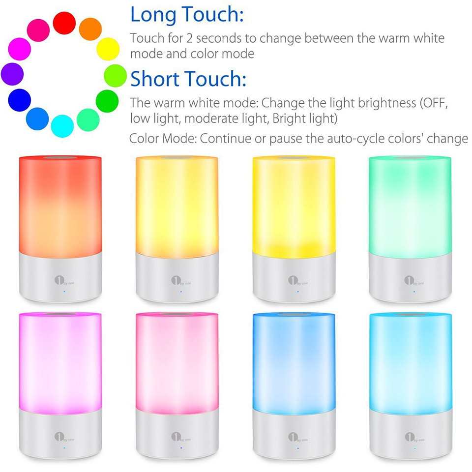 Cordless RGB LED Lamp