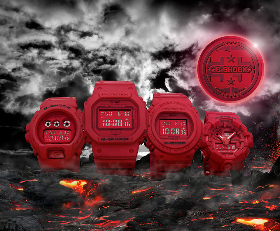 Casio G-SHOCK Red Out