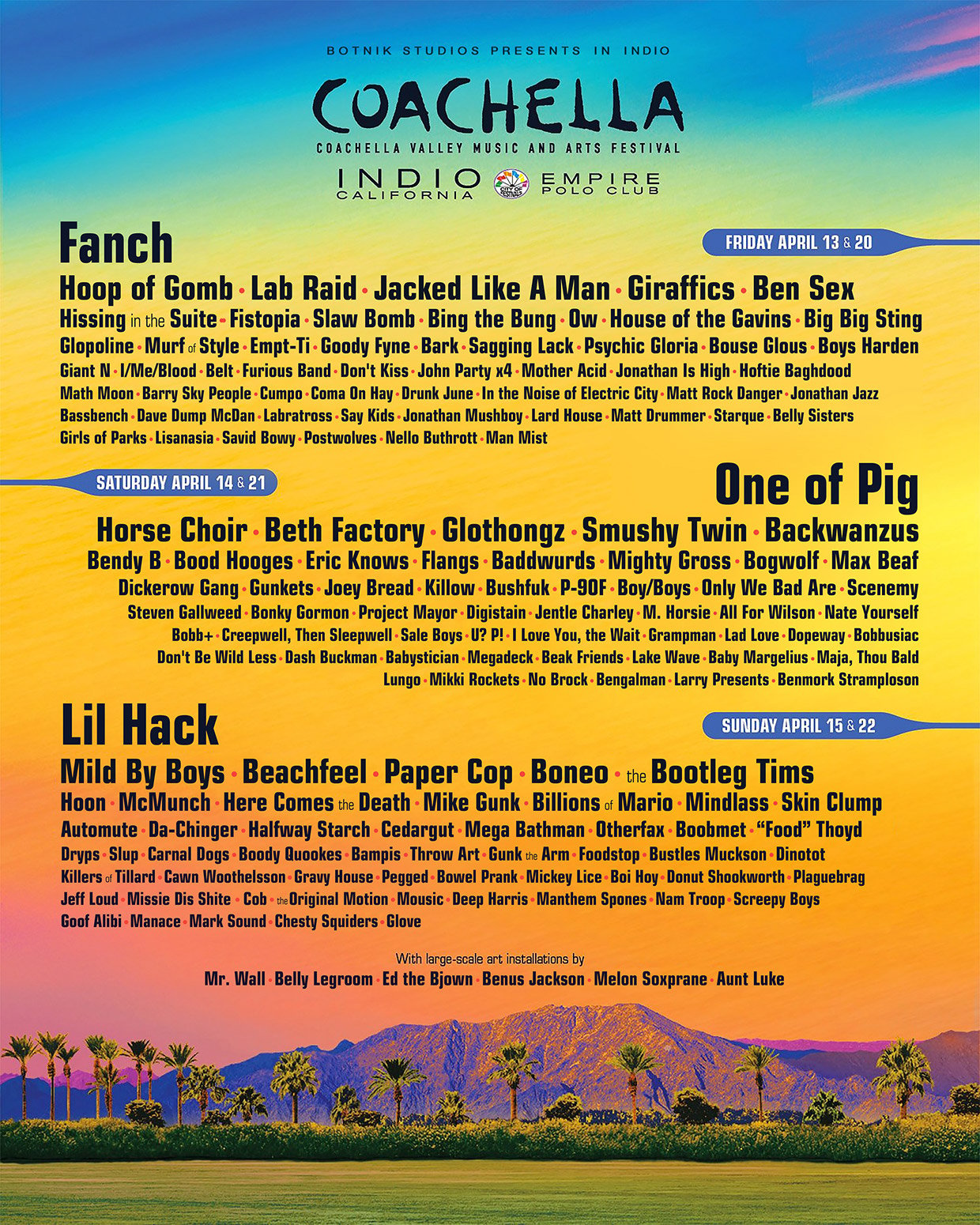 Coachella AI-generated Poster