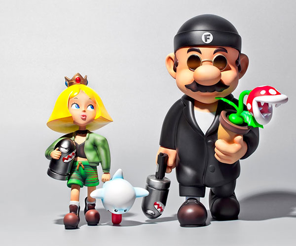 Mario & Peach Super Professional Figures
