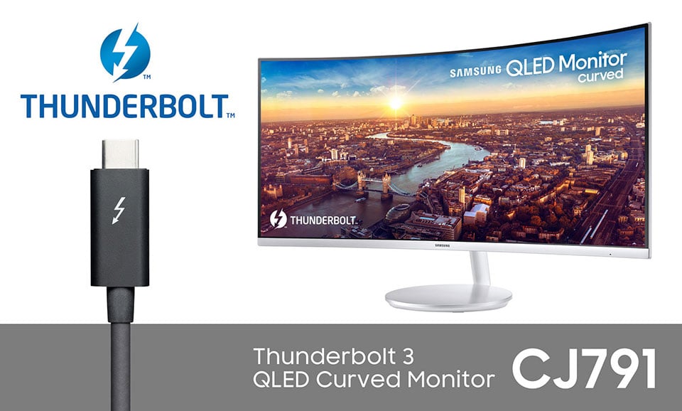 Samsung CJ791 Curved QLED Monitor